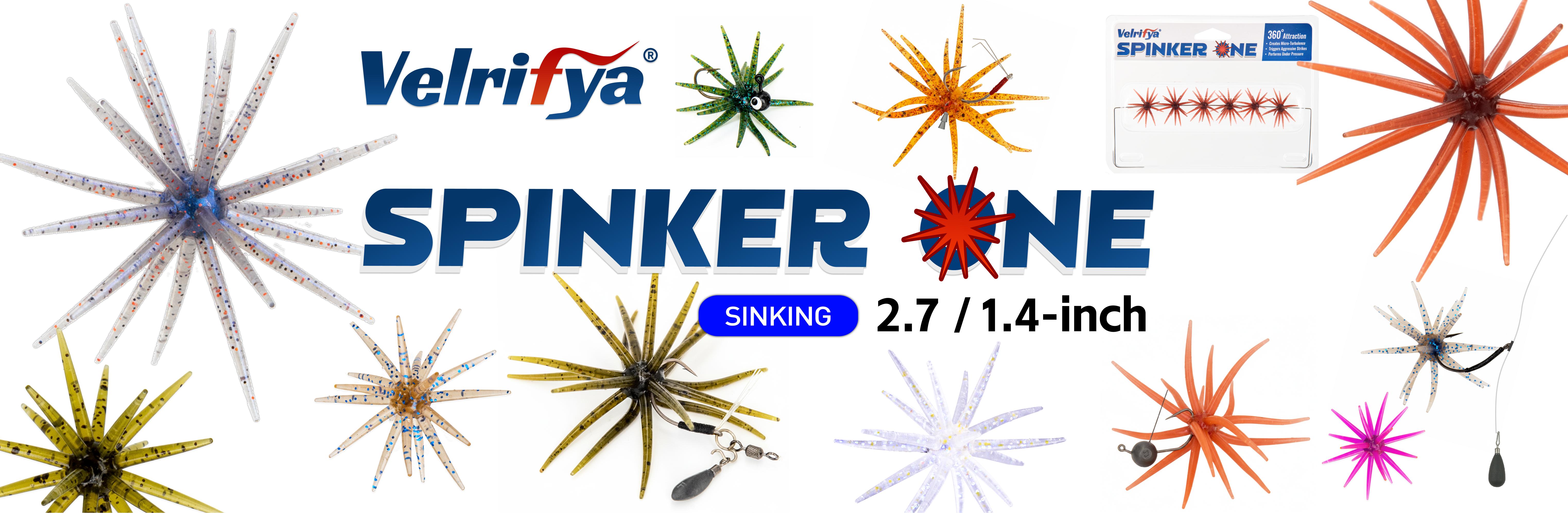 Tentacle Creature Lure, Japanese Style Soft Plastic Baits for Bass Fishing - for Drop Shot, Wacky Rig/Neko Rig and Finesse, Slow Sinking, Soft Bait by Velrifya