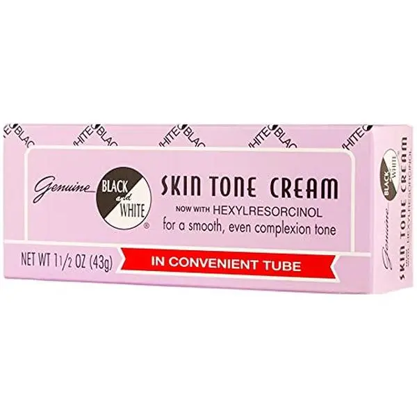 Black & White Lightweight Evening Facial Moisturizer Cream (0.75 oz, 1.5 oz) - Even Complexion Care, Skin Discoloration Support, Daily Moisture Boost for All Skin Types, Skin Care, Daily Care