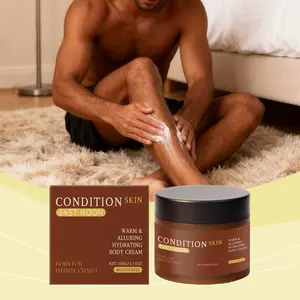 East Moon Men's Moisturizing Body Lotion, Gentle Nourishing Cream for Daily Use, Lightweight Non-Greasy Skin Care