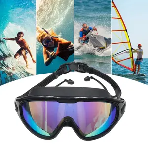 Eloctro-plated Swim Goggles / UV Vision / Twin Pair / One Size For All ages