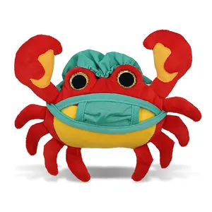 BIG EYE PLUSH - CRAB WITH DOCTOR DRESS UP