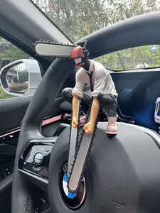Chainsaw Man Denji Anime Figure Car Dashboard Ornament - Cool Anime Car Interior Decor for Otaku Fans