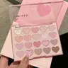 Sweetheart 20-color Eyeshadow palette, Multicolor Shimmering Eyeshadow Palette, matte brown, pearlescent, sparkling, Glitter Palette, Multi-functional tones, Sparkly Shimmer Eyeshadow, a must-have for makeup and beauty enthusiasts, Eye Makeup Product