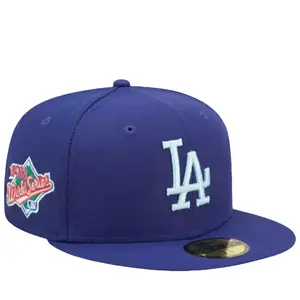 New Era Los Angeles Dodgers Cloud Under Fitted Hat Blue