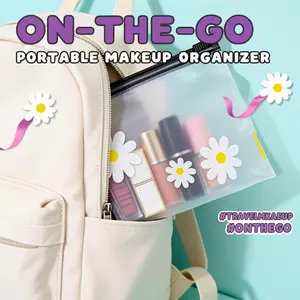 30/50/100pcs Reusable Leak-Proof Travel Toiletry Bag Set, Waterproof Zipper Cosmetic Storage Pouches, Portable Organizer, Essential for Vacations & Trips, Durable Design