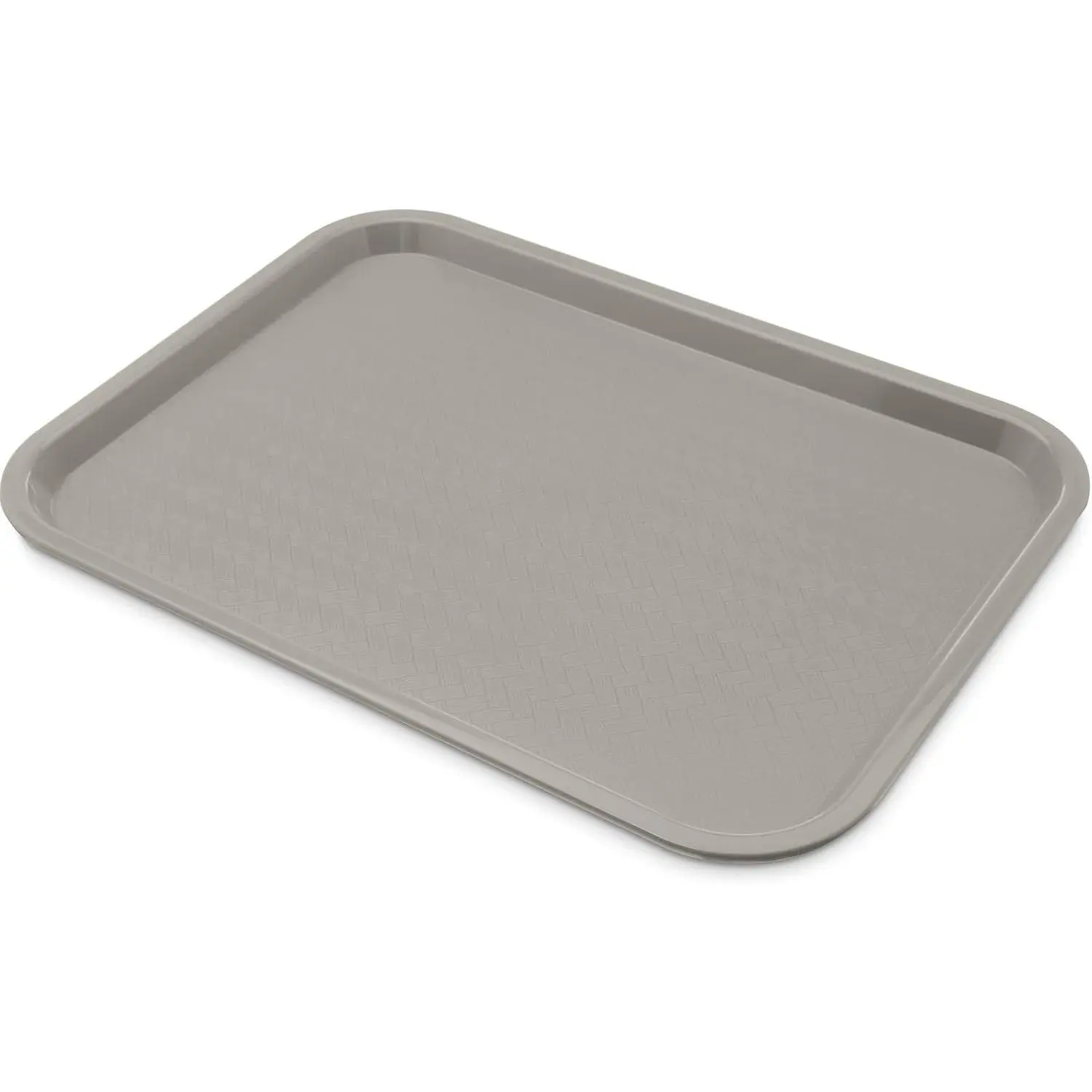 Carlisle FoodService Products Café Cafeteria Tray, Fast Food Tray for Restaurant or Commercial Use, 12" x 16", 1 Count, Gray