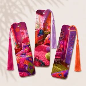 Lizzie's Bedroom Collection | Set of 3 Collectible Bookmarks, Tassels Included!