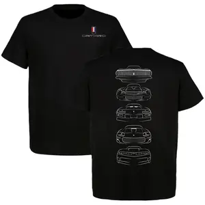 Chevrolet Camaro Evolution Graphic Tee, Chevy Camaro Shirt, Muscle Car Tee, Car Enthusiasts Gift, Full Size, Full Color