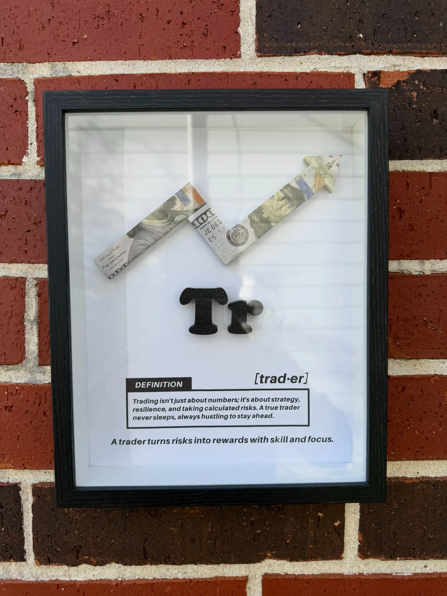 [Made-to-Order] Trader’s Drive Wall Art for Ambitious Design with Unique Style and Inspirational Message wall  decor