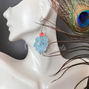 Filigree Floral Quilling Earrings