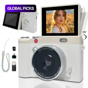 Y2K Vintage Student Camera, Pocket Camera with Memory Card, Flip Screen Portable Camera for Teens, Entry-Level Digital Camera with Filters, Perfect for Back to School, Christmas & Thanksgiving #GLOBAL PICKS