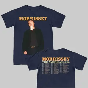 Morrisseyy The Americas 2025 2026 North America City Dates Two Sided T Shirt/Hoodie