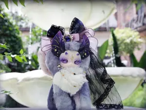 TuTulong Fantasy Biology Second Generation Cat, Cat, Dragon Magic Academy Series Ornament Plush Blind Box