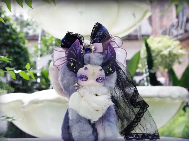 TuTulong Fantasy Biology Second Generation Cat, Cat, Dragon Magic Academy Series Ornament Plush Blind Box