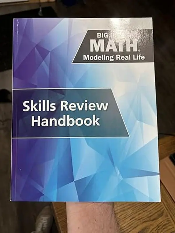 Used Math Learning Book - Big Ideas Math: Modeling Real Life Skills Review Handbook, 9781642080155, 1642080152, Ron Larson (Paperback)