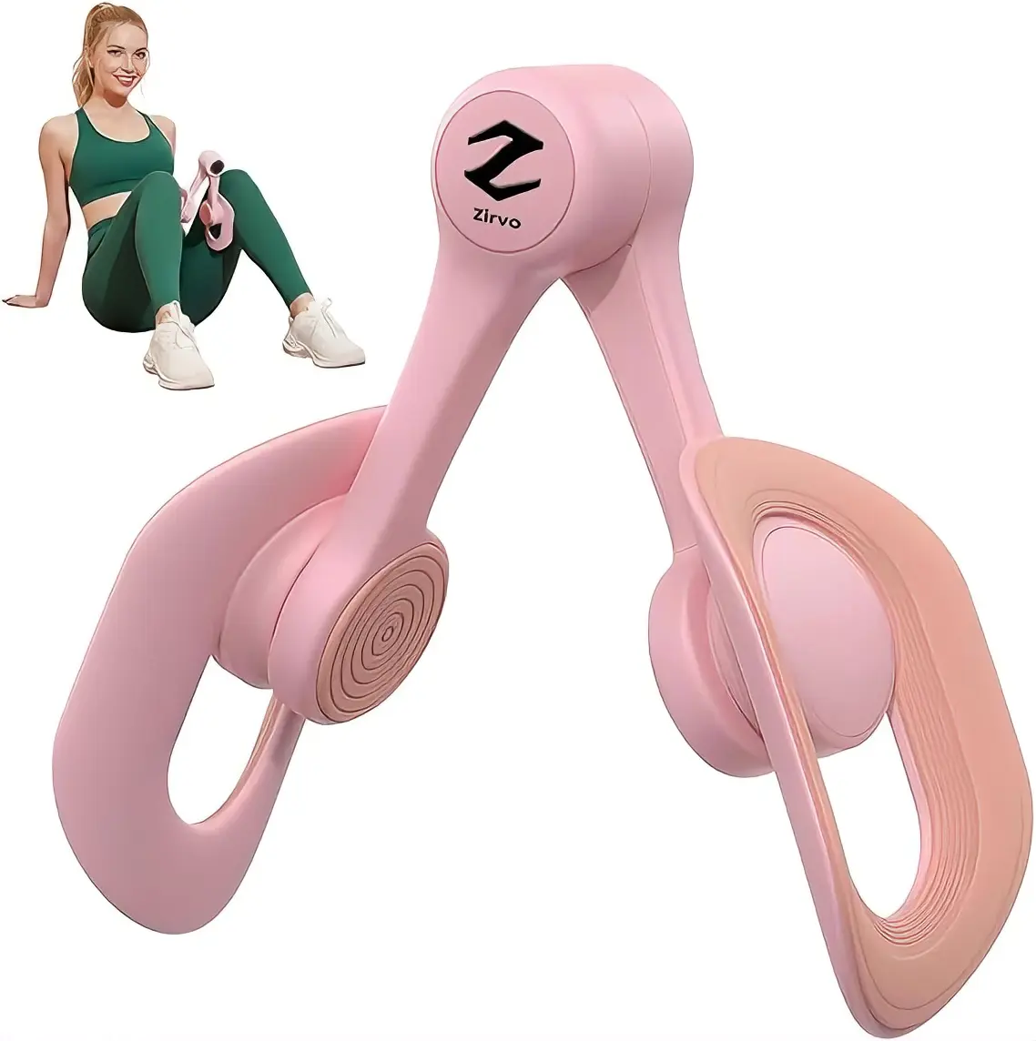 Zirvo Pink Resistance Bands for Home Workouts - Durable and Versatile Exercise Equipment for All Levels