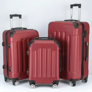 3-piece luggage set with TSA lock and dual rotating wheels, expandable for large storage (20 inches+24 inches 28 inches), sturdy structure, equipment not compressed, high safety performance