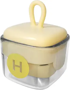 Mini Portable Lint Roller, Reusable Lint Rollers, Washable Sticky Roller for Pet Hair Debris Removal Tool - Mini Lint Roller for Purse and Household (Beige)