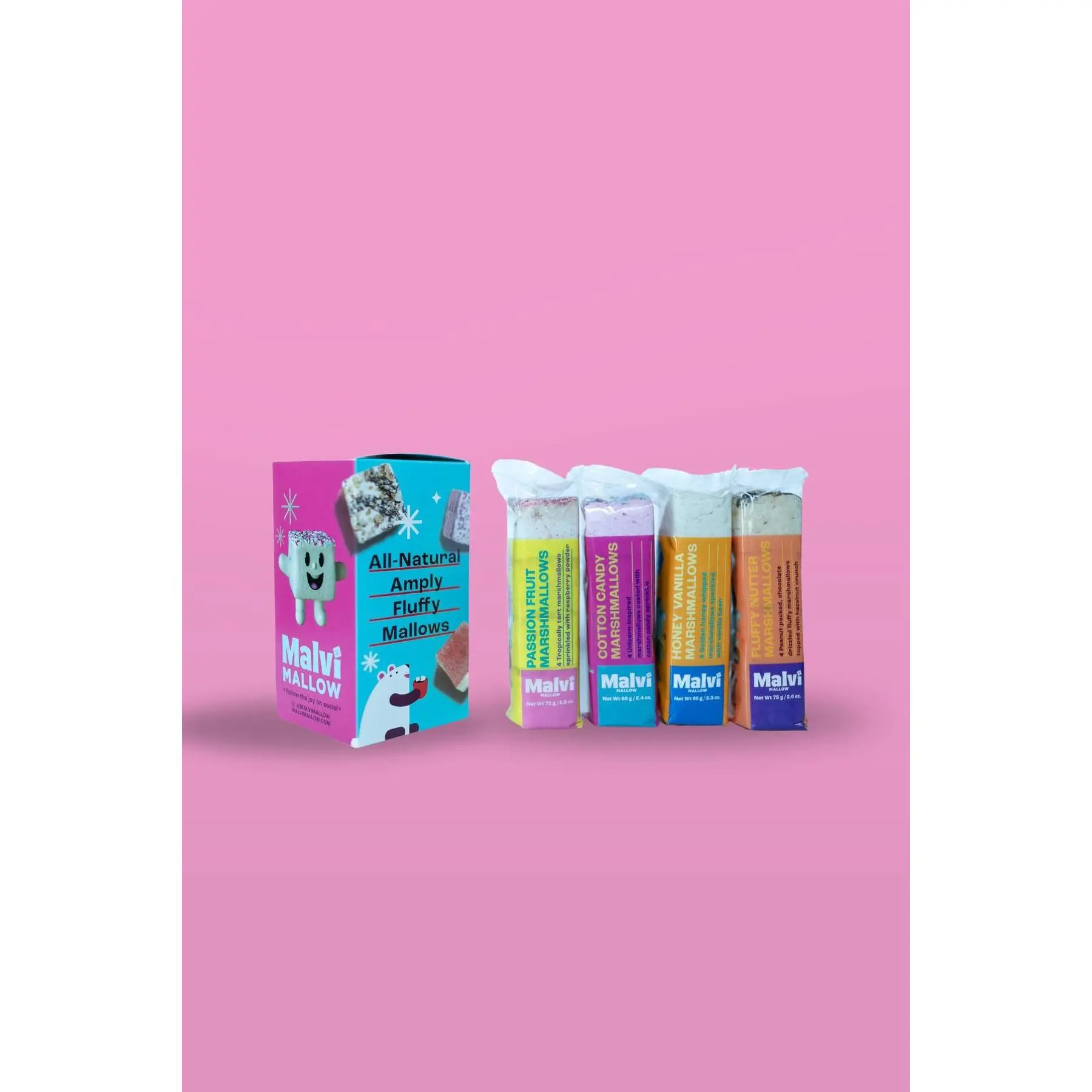 Marshmallow Sampler - Try all four Mallow Flavors - Comes Gift-Ready in Seasonal Box tiktok candy