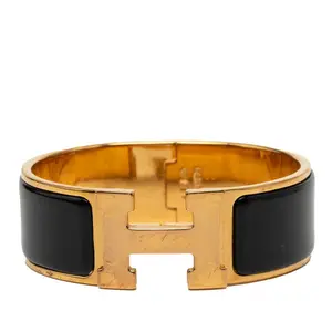 Pre-owned HERMÈS Other Small Leather Goods Hermes Clic Clac H GM Bracelet