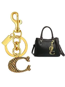 Cute Bag Charms,Stylish Playful Charm,Handbag Charms for Purses,Snake Printed Letter Keychain,Gift for Women Car Key Accessories,Accessories for Bags