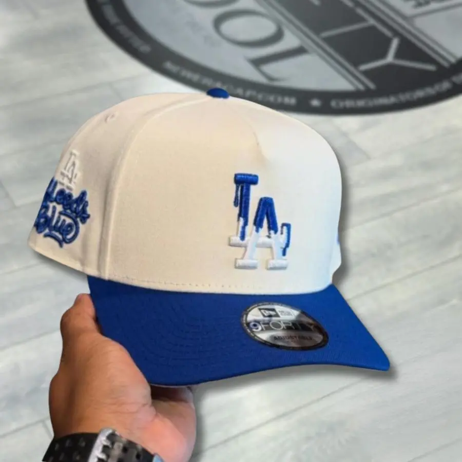 Premium New Era MLB Snapback Baseball Cap – 59FIFTY NY Yankees & LA Dodgers Logo Hat, Adjustable Flat Brim Streetwear Accessory for Men Women, Casual Sports Outdoor Travel Wear