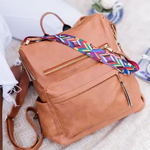 Brielle Convertible Bag | Backpack Purse | Diaper Bag | Vegan Leather Backpack | School Backpack | Gifts for Mom | Backpack Shoulder Bag