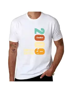 Men's Breathable Casual T-Shirt, Limited Edition 2009 Birthday Gift, Short Sleeve Fitted Tee, Graphic Pattern, All Seasons Wear
