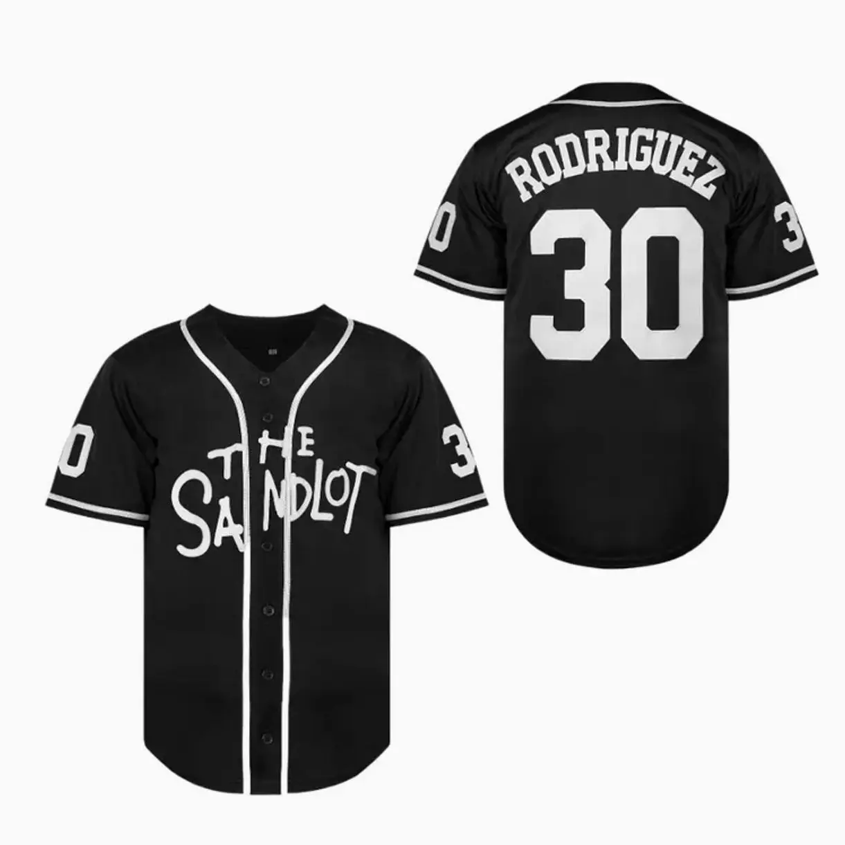 Men's #10 Sandlot Movie Style Baseball Jersey, 3D Printed Letters & Numbers, Breathable Lightweight Fabric, Comfortable Athletic Fit for Baseball Fans & Casual Wear