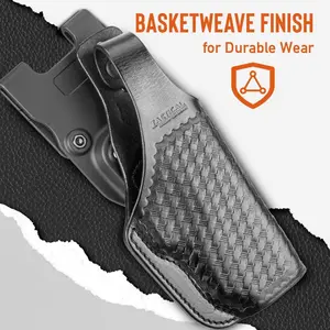 TSG for Byrna SD Launcher Leather Basketweave Duty Holster