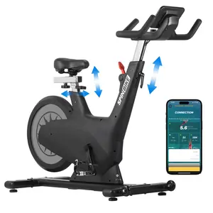 Exercise Bike, Magnetic Resistance Workout Bike with Adjustable Seat, 298 Lbs Capacity Stationary Bike with Tablet Holder, Indoor Fitness Cycling Bike for Home Cardio