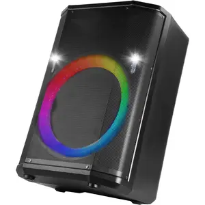 Supersonic IQ Sound 15 Portable Bluetooth Speaker True Wireless Stereo with LED Lights FM IQ-6715DJBT Rechargeable Battery 6 Hours Playtime