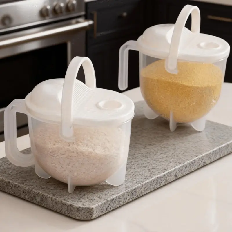 Hand-Free Rice Washing Machine, Household Drain Initializing Type, Creative Kitchen Gadget, Lazy Tool, Food Grade Rice Cleaning Basket
