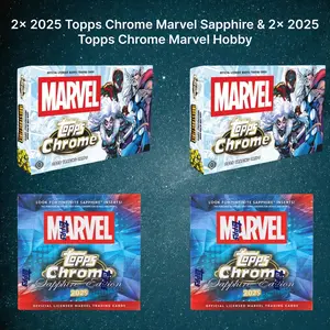 Marvel Break 181 - 2025 Topps Chrome Marvel Sapphire & Hobby 4 Box Pick Your Character