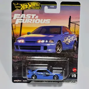 Hot Wheels Premium Fast & Furious Custom Acura Integra Sedan GSR New 1/5