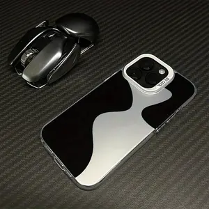 Case for iPhone 17 Pro Max 16 Plus 15 14 13 12 11 Air E Unique wavy pattern Matte Shockproof Anti-Scratch Stylish Smartphone Cover