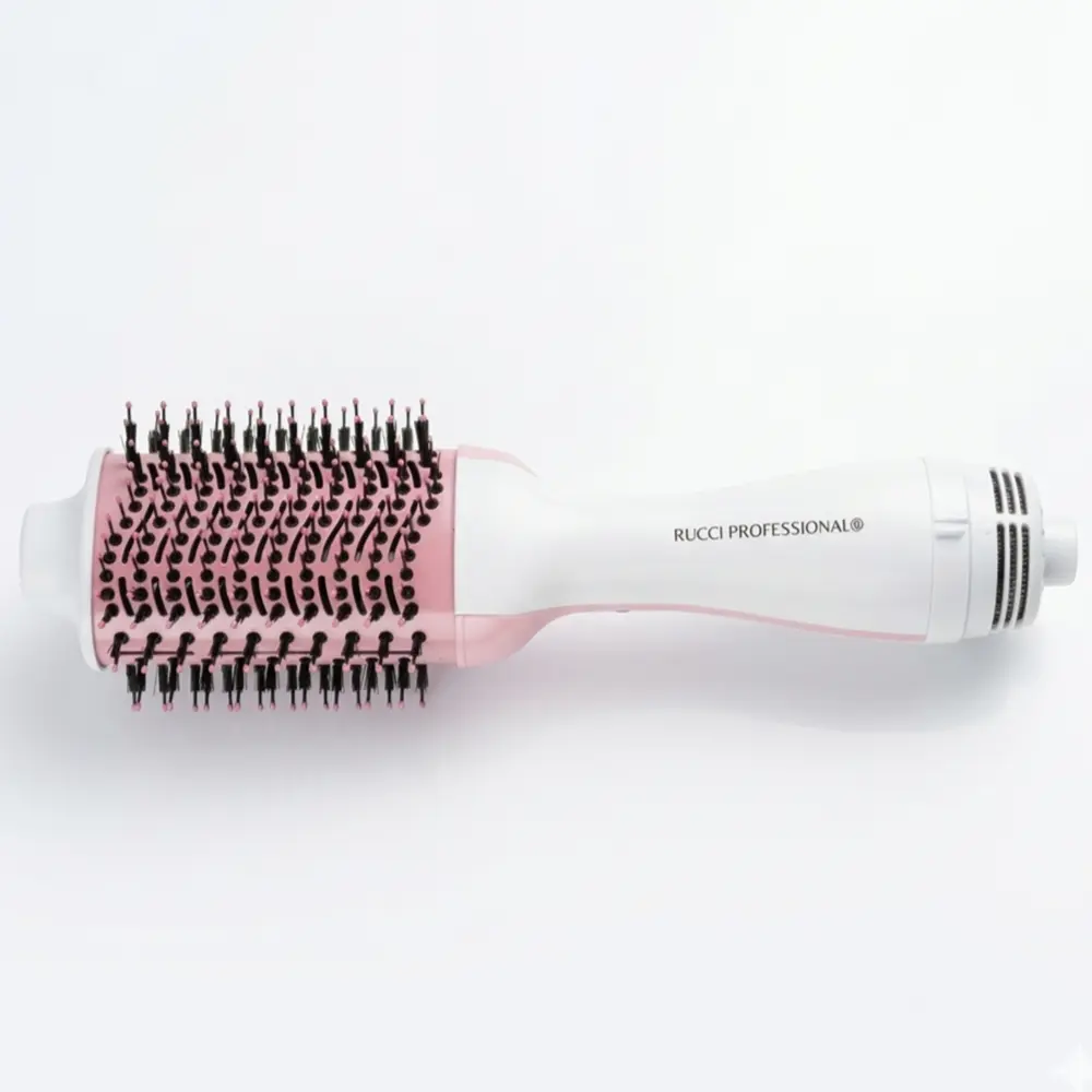 Rucci Professional 2-in-1 Hair Dryer and Volumizing Brush, One-Step Hot Air Brush with Ionic Technology, 3 Heat Settings