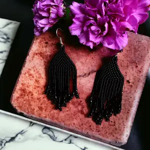 Mayan Seraphim Earrings Handmade Mayan Jewelry One of a Kind Pieces