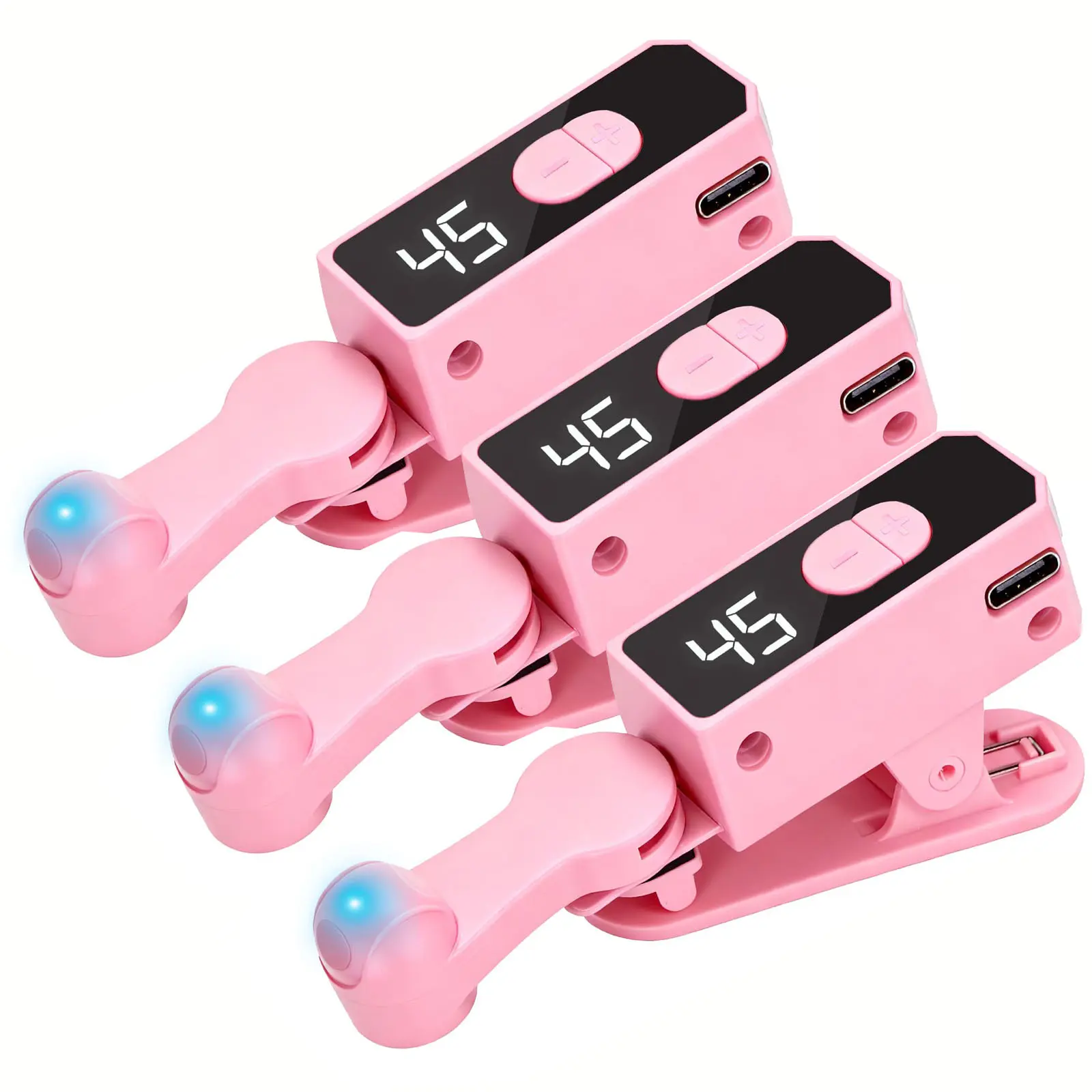 3pcs-Pink-Rechargeable