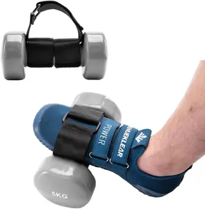 Adjustable weight dumbbell ankle straps, men's and women's foot weights, Foot dumbbell attachment Training, Hip Training Backkick Stretching Strength (Pair)