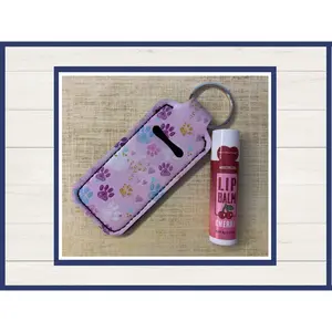 Keychain - Lip Balm Holder