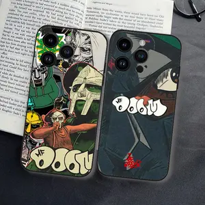 MF-DOOMs-Rapper Phone Case For Iphone17 16 15 11 13 14 Pro Max 7 8 Plus X Xr Xs Max 12mini Black Shell Cover Case