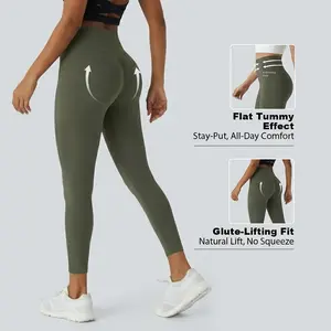 Workout Clothes Yoga Pants Lightweight High-Waisted Shaping Leggings buttt scrunch scrub