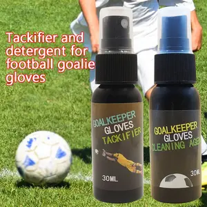 Three-piece set of football goalkeeper glove cleaner, suitable for latex and leather goalkeeper gloves