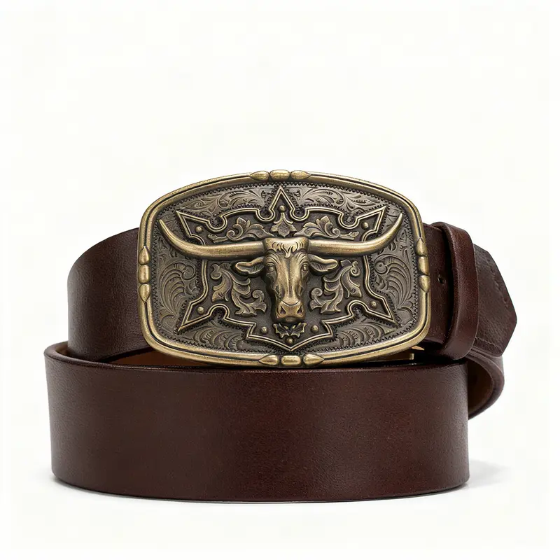 The Fort Worth is inspired by the legendary Longhorn Cattle Drive in the Stockyards. The Longhorn buckle is silver plated with a gold roped edge and longhorn, then replicated in conchos throughout The Fort Worth is inspired by the legendary Longhorn Cattle Drive in the Stockyards. The Longhorn buckle is silver plated with a gold roped edge and longhorn, then replicated in conchos throughout