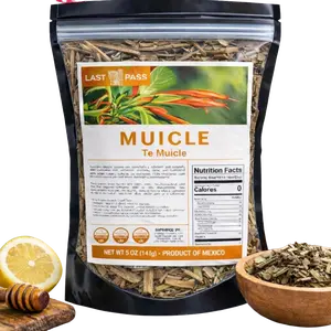 Muicle Herbal Tea 5 oz 141g 100% Natural Mexican Honeysuckle Loose Leaf Caffeine-Free Vegan Farm-Grown Traditional Beverage