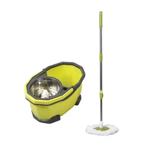 Beezhome 18001 TWIRL 'N' SWIRL SPIN MOP W/ 2 REPLACEMENT HEAD