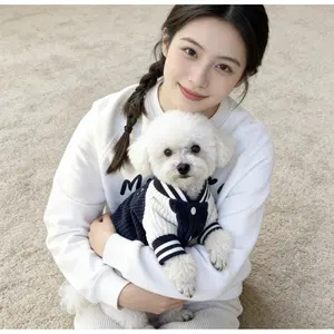 pet baseball jacket/dog cat baseball jacket/autumn winter pet jacket/embroidered pocket varsity jacket Comfortable autumn winter varsity , warm breathable fabric,  embroidered pocket Lightweight T-Shirt Summer Spring Cute Pajamas accessories