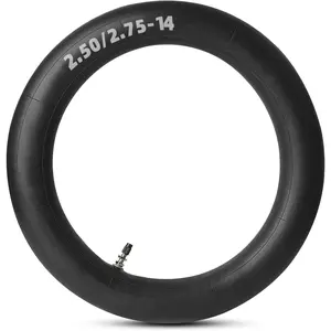 2.50/2.75-14 Dirt Bike Inner Tubes with TR4 Straight Valve, 60/100-14 Heavy Duty Motorcycle Tube for 50cc to 160cc Dirt Pit Bike Tires