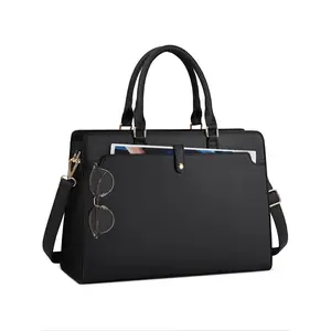 Women's Business Computer Tote Bag, Large Capacity Handbag, Fashionable Waterproof Shoulder Bag for Work & Daily Used